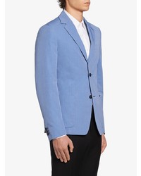 Мужской голубой пиджак от Prada
