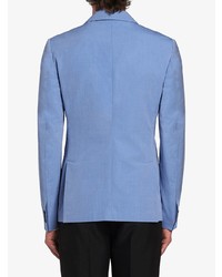 Мужской голубой пиджак от Prada