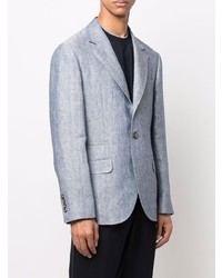 Мужской голубой пиджак от Brunello Cucinelli