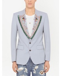 Мужской голубой пиджак от Dolce & Gabbana