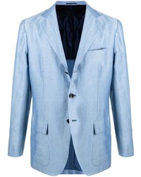 Мужской голубой пиджак от Kiton