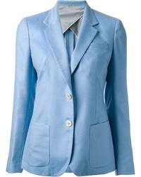 Женский голубой пиджак от Kiton