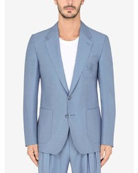 Мужской голубой пиджак от Dolce & Gabbana