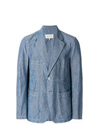 Мужской голубой пиджак от Maison Margiela