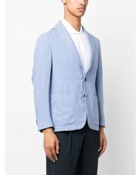 Мужской голубой пиджак от Caruso