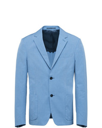 Мужской голубой пиджак от Prada