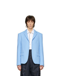 Мужской голубой пиджак от Random Identities