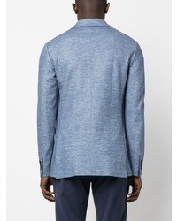 Мужской голубой пиджак от Canali