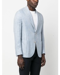 Мужской голубой пиджак от Eleventy