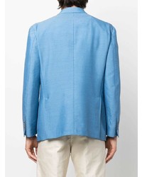 Мужской голубой пиджак от Lardini