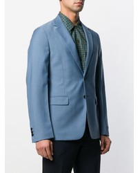 Мужской голубой пиджак от Prada