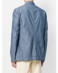 Мужской голубой пиджак от Maison Margiela