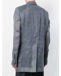 Мужской голубой пиджак от Rick Owens