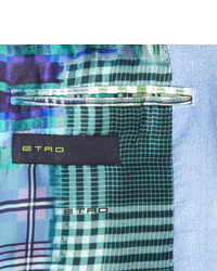 Мужской голубой пиджак от Etro