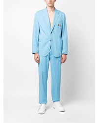 Мужской голубой пиджак от Versace