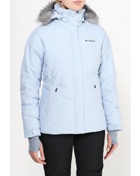 Женский голубой пуховик от Columbia