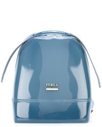 Женский голубой рюкзак от Furla