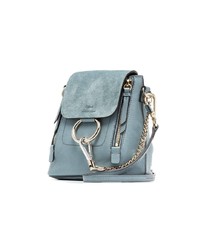 Женский голубой рюкзак от Chloé