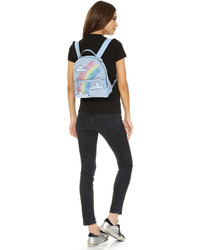 Женский голубой рюкзак от Les Petits Joueurs