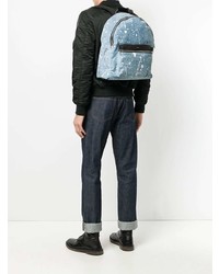 Мужской голубой рюкзак от Amiri