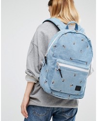 Женский голубой рюкзак от Herschel