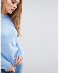 Женский голубой свитер букле от Warehouse