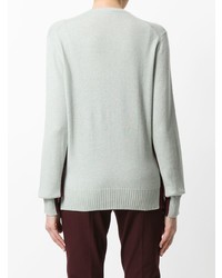 Женский голубой свитер с v-образным вырезом от Joseph