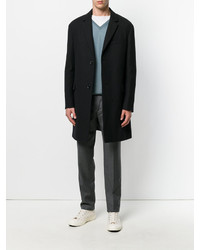 Мужской голубой свитер с v-образным вырезом от Lanvin