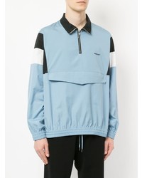 Мужской голубой свитер с воротником на молнии от Ambush