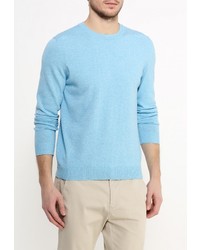 Мужской голубой свитер с круглым вырезом от Baon