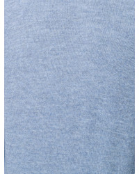 Мужской голубой свитер с круглым вырезом от Etro