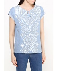 Женский голубой свитер с круглым вырезом от Concept Club