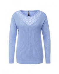 Женский голубой свитер с круглым вырезом от Concept Club