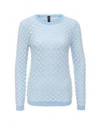 Женский голубой свитер с круглым вырезом от Concept Club