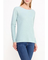 Женский голубой свитер с круглым вырезом от Delicate Love