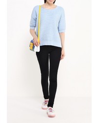 Женский голубой свитер с круглым вырезом от French Connection