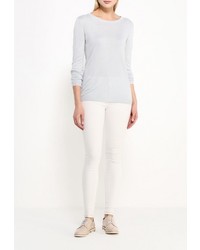 Женский голубой свитер с круглым вырезом от Ichi