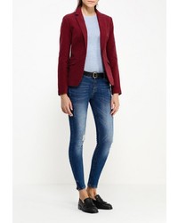 Женский голубой свитер с круглым вырезом от Medicine