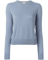 Женский голубой свитер с круглым вырезом от P.A.R.O.S.H.