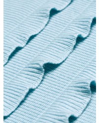 Женский голубой свитер с круглым вырезом от RED Valentino