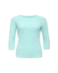 Женский голубой свитер с круглым вырезом от Sela