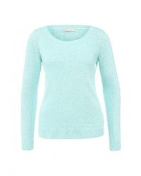 Женский голубой свитер с круглым вырезом от Sela