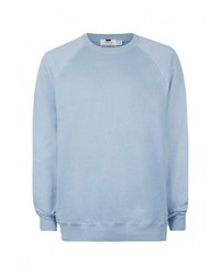 Мужской голубой свитер с круглым вырезом от Topman