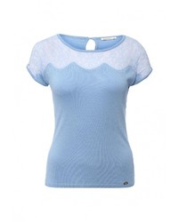 Женский голубой свитер с круглым вырезом от Zarina