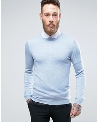 Мужской голубой свитер от Asos