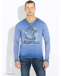 Мужской голубой свитер от Mezaguz