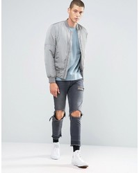 Мужской голубой свитер от Asos