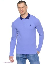 Мужской голубой свитер от U.S. Polo Assn.