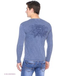 Мужской голубой свитер от Von Dutch