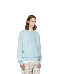 Мужской голубой свитшот от Amiri